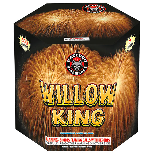 RA54401 Willow King 500 Gram 7 Shots Hexagon Cake 