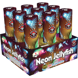 RA57212 Neon Jellyfish 500 Gram Super Large Finale Shell Rack